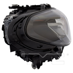 LED Black Headlight for 21-23 BMW 5 Series (w/o Logo) Right Passenger Side
