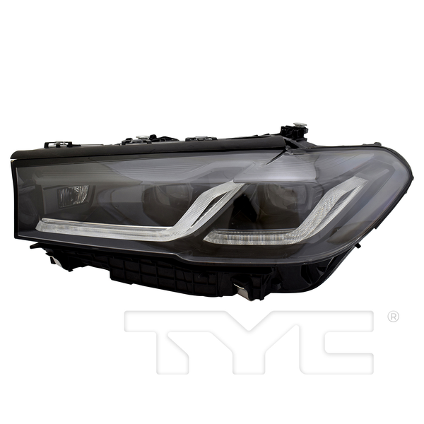 LED Black Headlight for 21-23 BMW 5 Series (w/o Logo) Left Driver Side