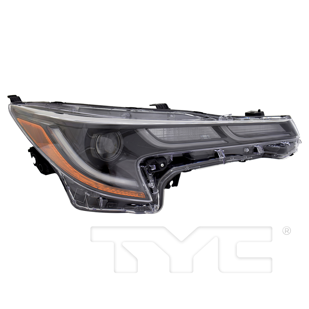 Black LED Headlight Lamp for 20-21 Toyota Corolla w/APEX Right Passenger Side