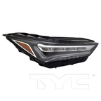 LED Chrome Headlight for 22-24 Acura MDX (w/o Logo,Chrome) Right Passenger Side