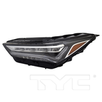 LED Chrome Headlight for 22-24 Acura MDX (w/o Logo,Chrome) Left Driver Side