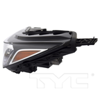 LED Chrome Headlight for 22-24 Acura MDX (w/o Logo,Chrome) Left Driver Side