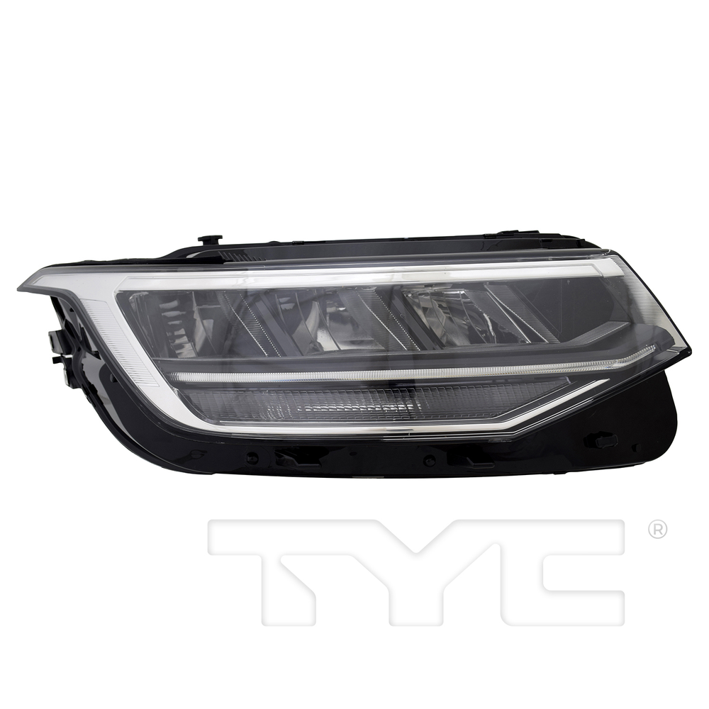 LED Reflector Headlight for 22-24 Volkswagen Tiguan S/SE Right Passenger Side