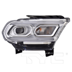 LED w/Bulb Chrome Headlight for 21-24 Dodge Durango (w/o Logo) Right Side