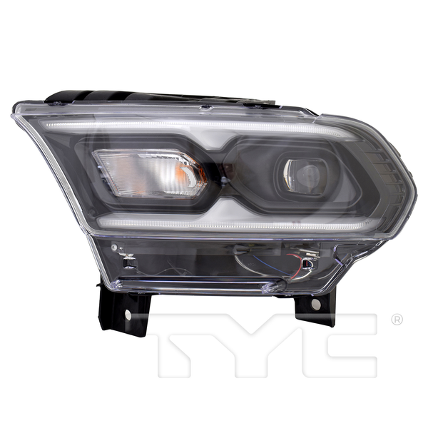 LED w/Bulb Black Headlight for 21-24 Dodge Durango (w/o Logo) Left Side