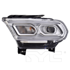 LED w/Bulb Chrome Headlight for 21-24 Dodge Durango (w/o Logo) Left Side