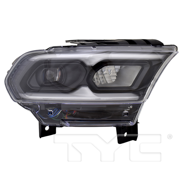 LED w/Bulb Black Headlight for 21-24 Dodge Durango (w/o Logo) Right Side