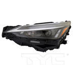 LED w/o AFS Headlight for 22-24 Lexus NX w/o Logo, w/o AFS Left Driver Side