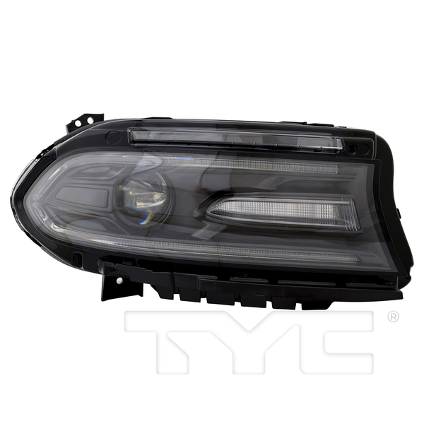 HID Headlight Assembly RH Passenger Side for 2015-2018 Dodge Charger w/o Logo