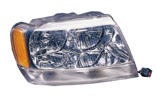Headlight Front Lamp for 99-04 Jeep Grand Cherokee (Limited) Right Passenger