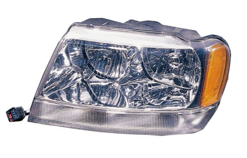 Headlight Front Lamp for 99-04 Jeep Grand Cherokee (Limited) Left Driver