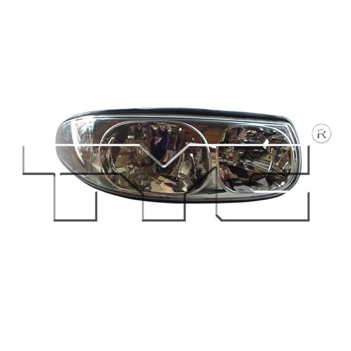 Headlight Lamp for 00-05 Buick Le Sabre (Fluted Surface/Custom) Right Passenger