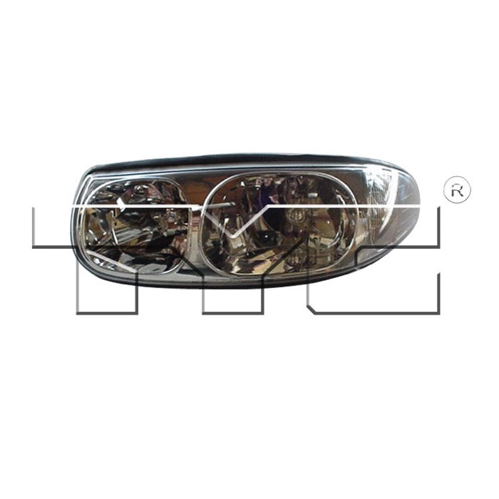 Headlight Lamp for 00-05 Buick Le Sabre (Fluted Surface/Custom) Left Driver