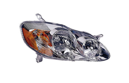 Headlight Front Lamp for 03-04 Toyota Corolla (CE/LE) Right Passenger