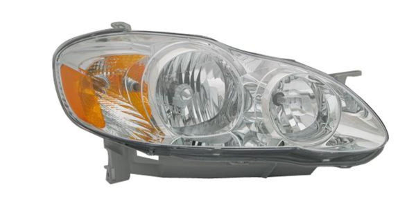 Headlight Front Lamp for 05-08 Toyota Corolla (CE/LE) Right Passenger
