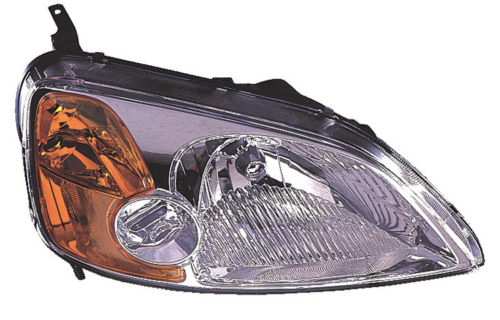 Headlight Front Lamp for 01-03 Honda Civic Coupe Right Passenger