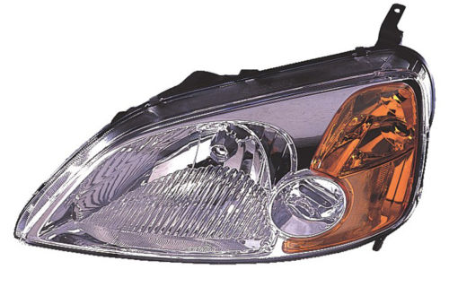 Headlight Front Lamp for 01-03 Honda Civic Coupe Left Driver