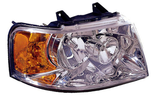 Headlight Front Lamp for 03-06 Ford Expedition (Chrome Housing) Right Passenger