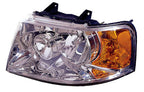 Headlight Front Lamp for 03-06 Ford Expedition Chrome Trim Left Driver Side