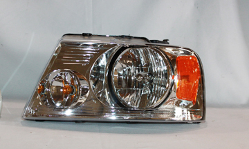 Headlight Lamp for 04-08 Ford F Series Pickup LD (w/Chrome) Left Driver CAPA