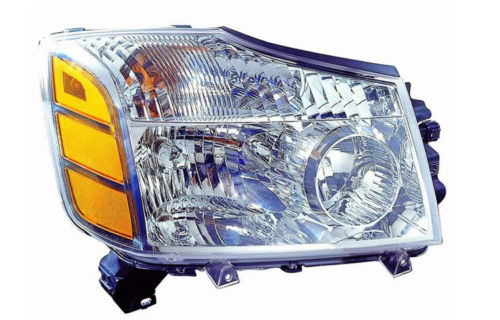 Headlight Lamp for 04-07 Nissan Titan/Pathfinder/Armada Passenger CAPA
