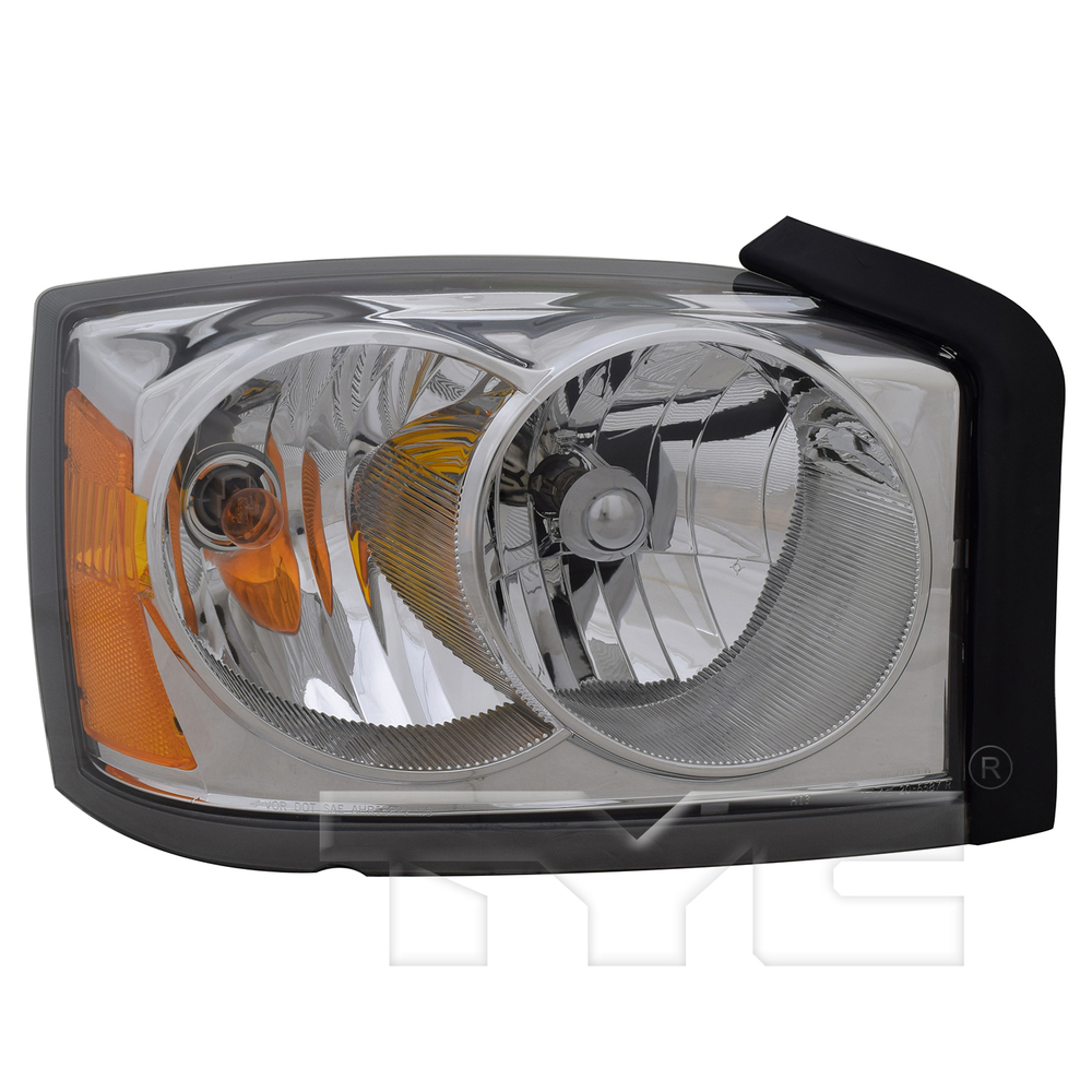 Headlight Front Lamp for 06-07 Dodge Dakota (Non-Black) Right Passenger Side