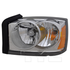Headlight Front Lamp for 06-07 Honda Dakota (Non-Black) Left Driver Side