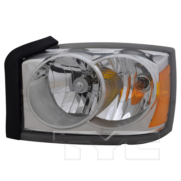 Headlight Front Lamp for 06-07 Honda Dakota (Non-Black) Left Driver Side