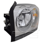 Headlight Front Lamp for 06-07 Honda Dakota (Non-Black) Left Driver Side