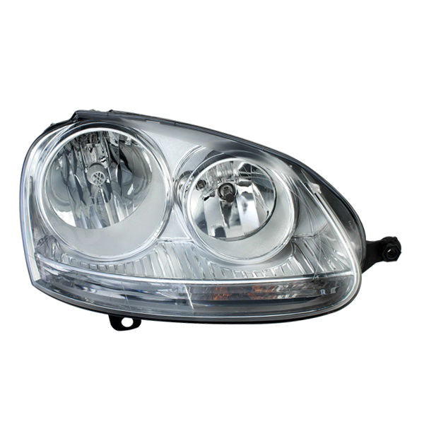 Halogen Headlight for 05-09 Volkswagen Jetta/06-09 Rabbit w/o Logo Passenger