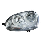 Halogen Headlight for 05-09 Volkswagen Jetta/06-09 Rabbit w/o Logo Left Driver