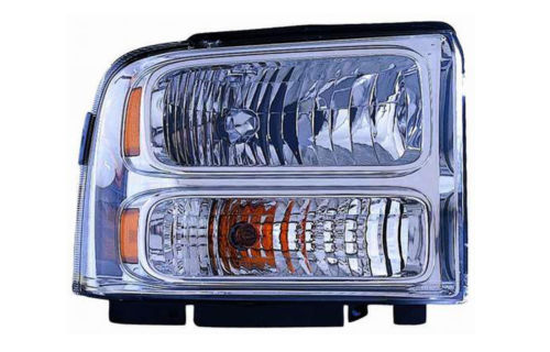 Headlight for 05-07 Ford F Series Pickup HD (w/o Harley Pkg) Right Passenger