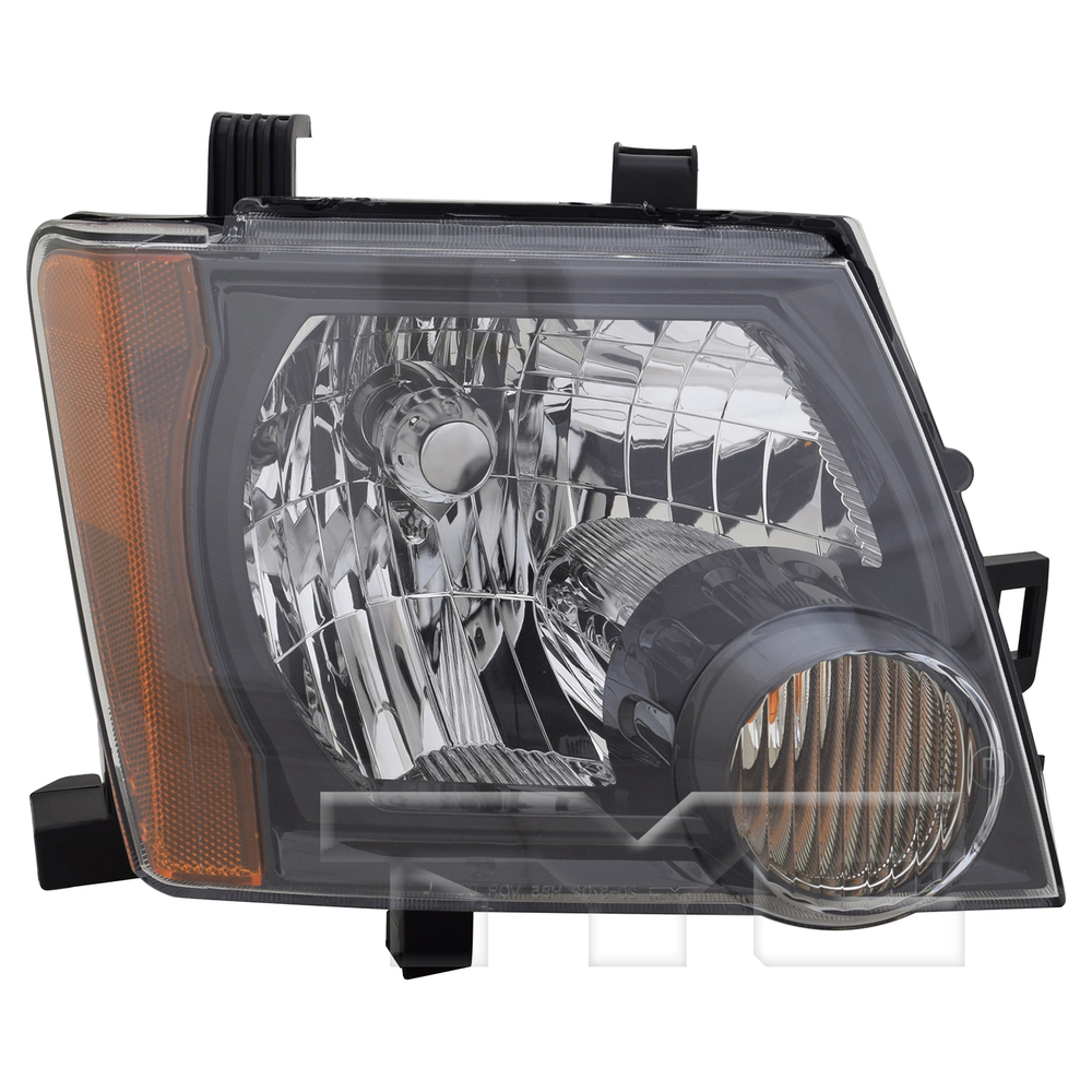 Halogen Headlight Front Lamp (Black) Right Passenger for 09-15 Nissan Xterra