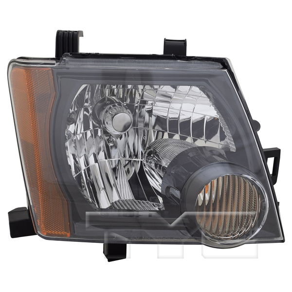 Halogen Headlight Front Lamp (Black) Right Passenger for 09-15 Nissan Xterra