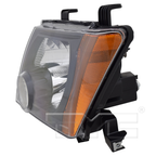 Halogen Headlight Front Lamp (Black) Left Driver for 09-15 Nissan Xterra