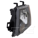 Halogen Headlight Front Lamp (Black) Left Driver for 09-15 Nissan Xterra