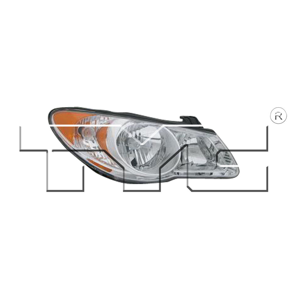 Headlight Front Lamp for 07-09 Hyundai Elantra Right Passenger