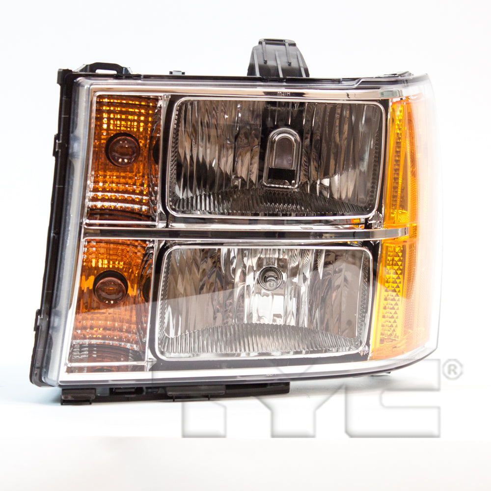 Headlight Front Lamp for 07-13 GMC Sierra Left Driver CAPA