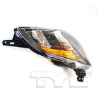 Halogen Headlight for 08-09 Nissan Altima Sedan Gray Left Driver CAPA