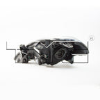 Headlight Lamp for 07-11 Nissan Versa Sedan/07-12 Hatchback Right Passenger CAPA