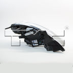 Headlight Lamp for 07-11 Nissan Versa Sedan/07-12 Hatchback Left Driver CAPA