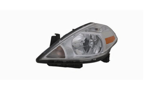 Headlight Lamp for 07-11 Nissan Versa Sedan/07-12 Hatchback Left Driver