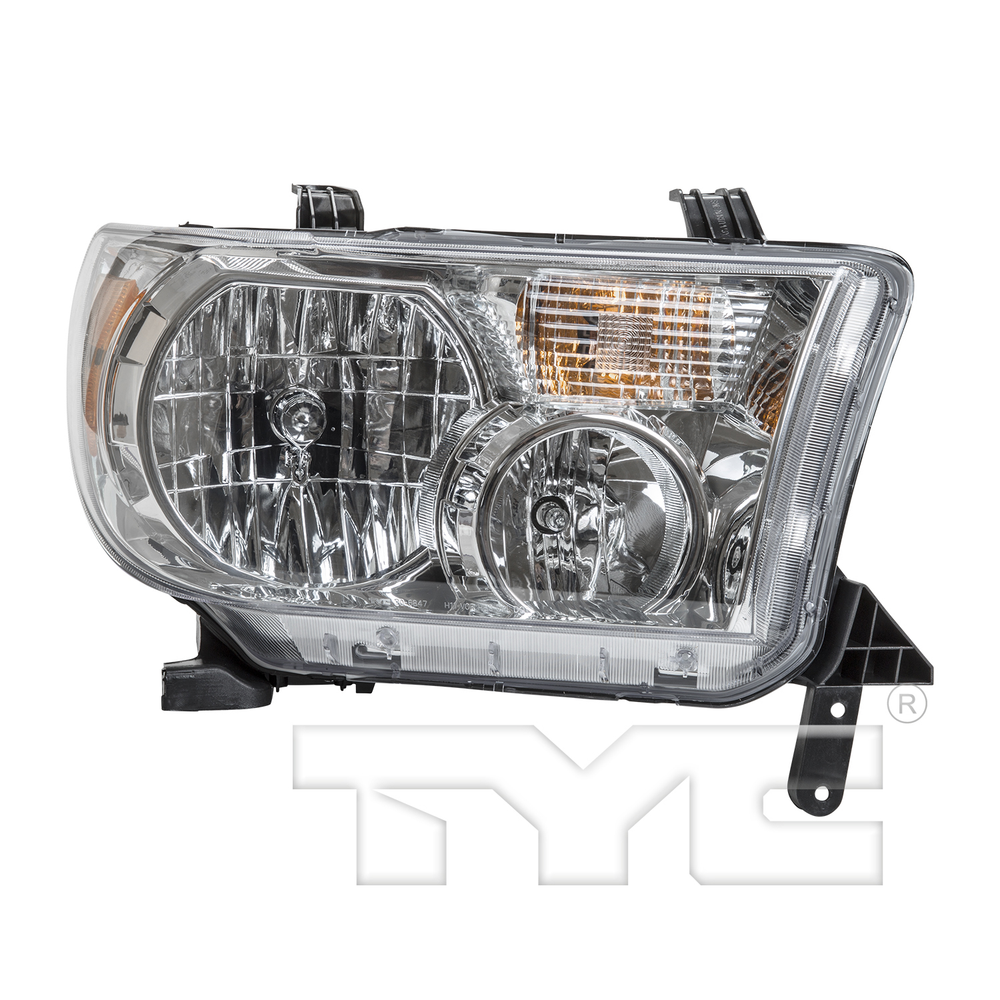 Headlight Lamp for 07-13 Toyota Tundra w/o Level/08-17 Sequoia Right CAPA