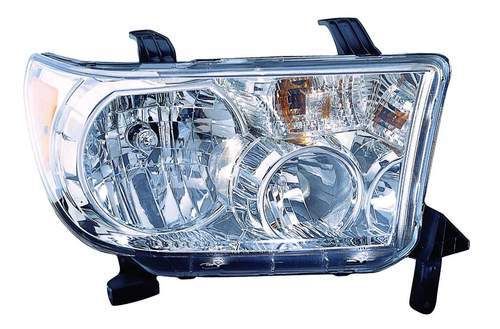 Headlight Lamp for 07-13 Toyota Tundra w/o Level/08-17 Sequoia Right Passenger
