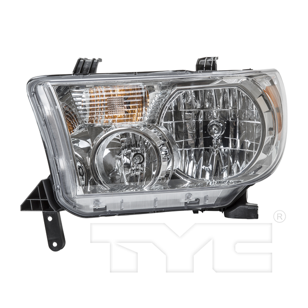 Headlight Lamp for 07-13 Toyota Tundra w/o Level/08-17 Sequoia Left CAPA