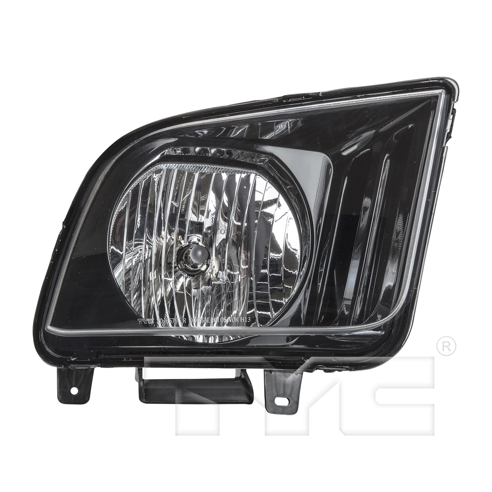 Halogen Headlight Front Lamp for 07-09 Ford Mustang  Right Passenger Side