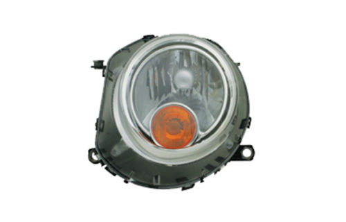 Halogen Headlight Lamp for 07-13 Mini Cooper Hatchback Amber Right Passenger