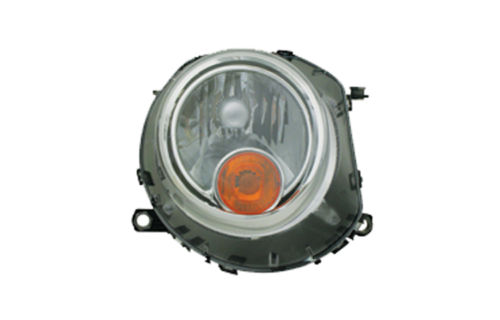 Halogen Headlight Lamp for 07-13 Mini Cooper Hatchback Amber Left Driver