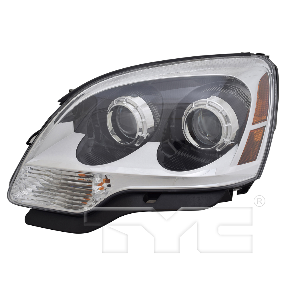 Halogen Headlight Front Lamp for 08-12 GMC Acadia (2nd Design) Left Driver