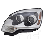 Halogen Headlight Front Lamp for 08-12 GMC Acadia (2nd Design) Left Driver